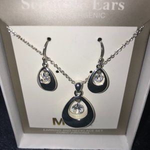 necklace with earrings